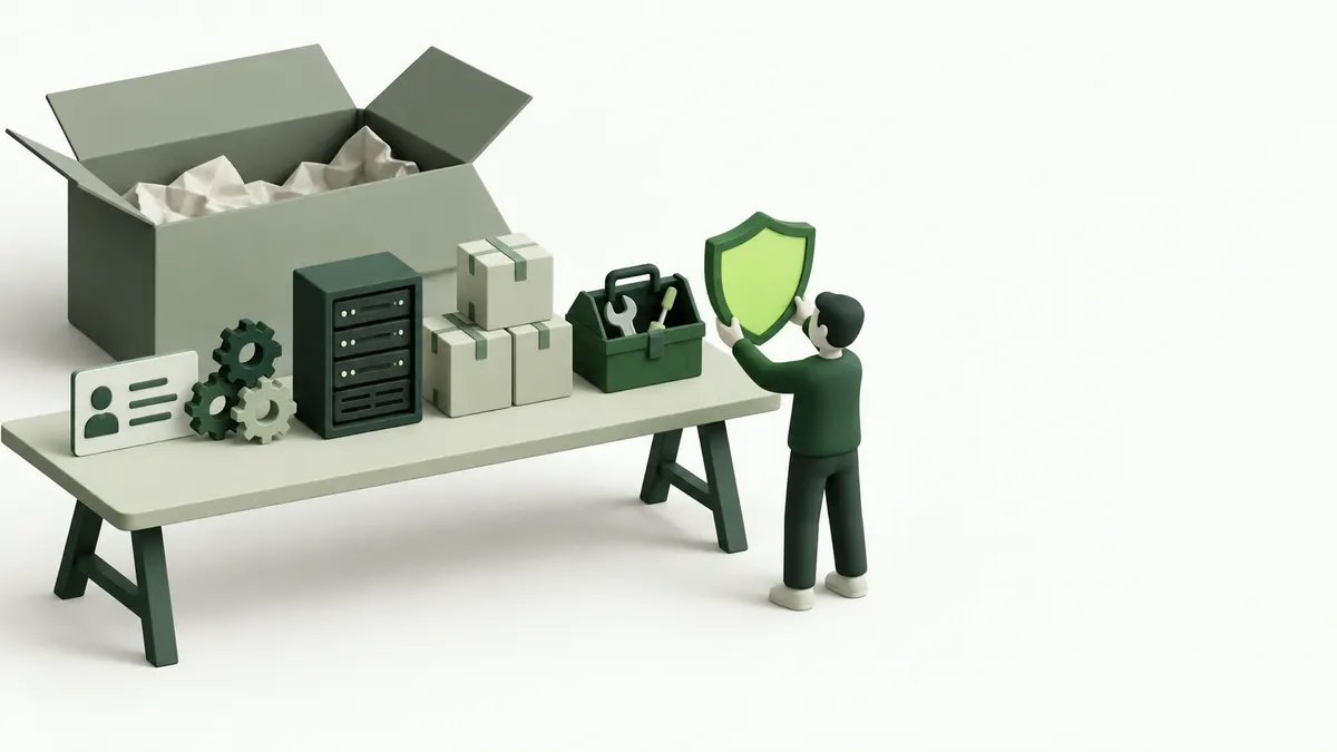Illustration conceptuelle du secteur Numérique et cybersécurité